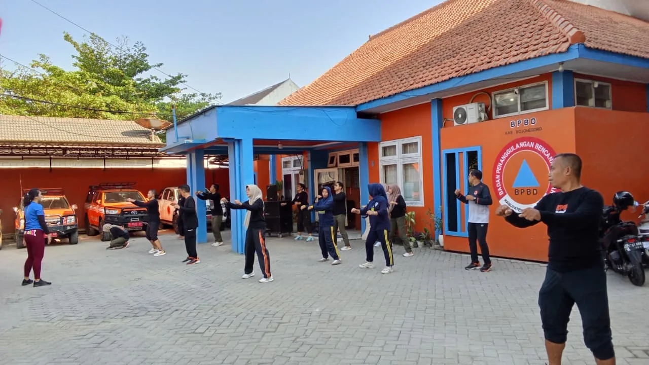 Giat Olahraga BPBD Bojonegoro