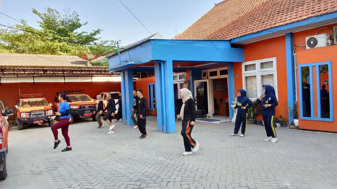 Giat Olahraga BPBD Bojonegoro
