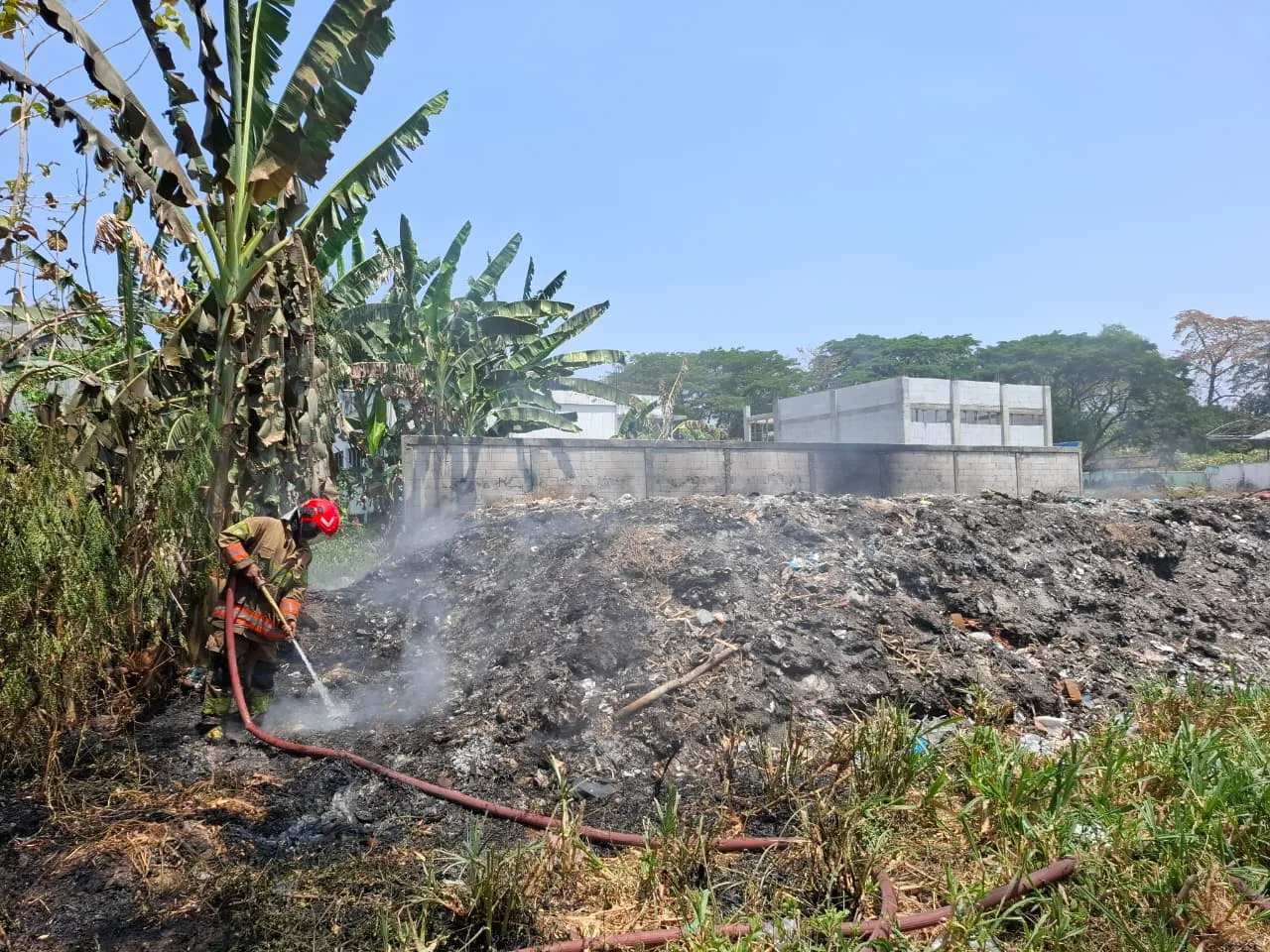 Penanganan Kebakaran Di Desa Pasinan