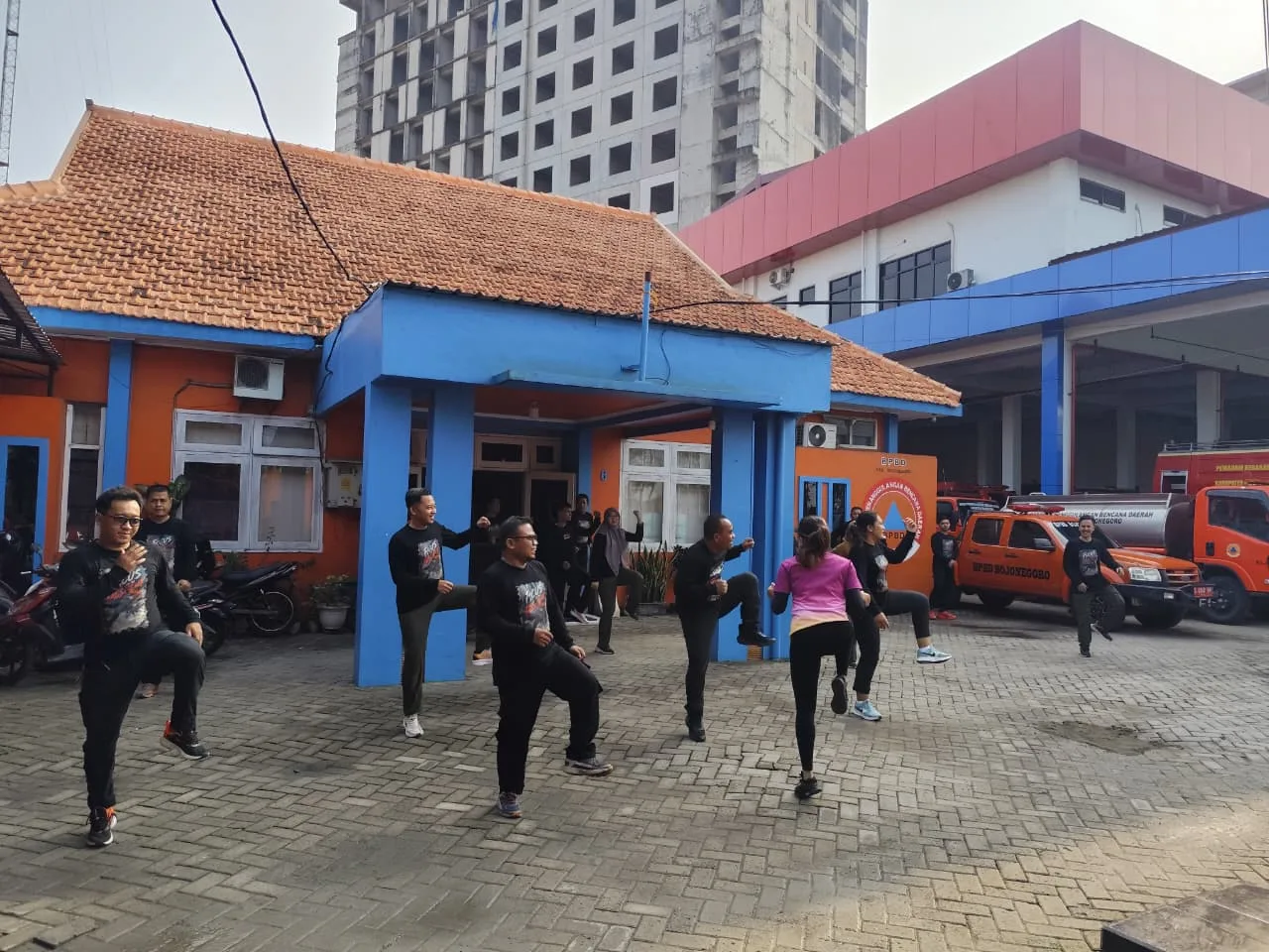 Kegiatan Olahraga BPBD Bojonegoro
