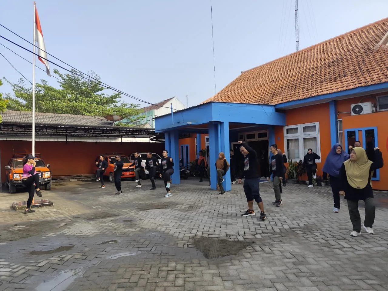 Kegiatan Olahraga BPBD Bojonegoro
