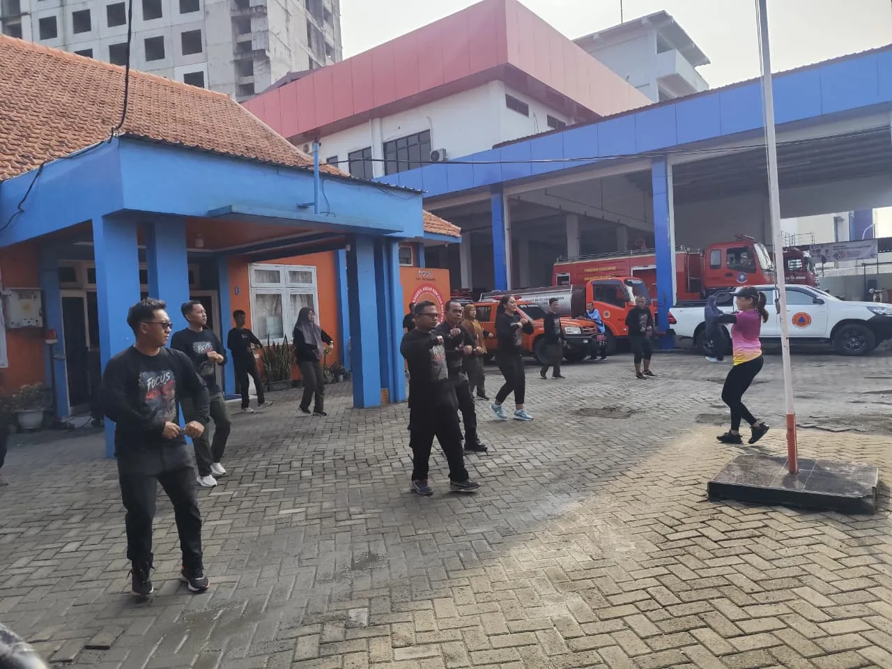 Kegiatan Olahraga BPBD Bojonegoro