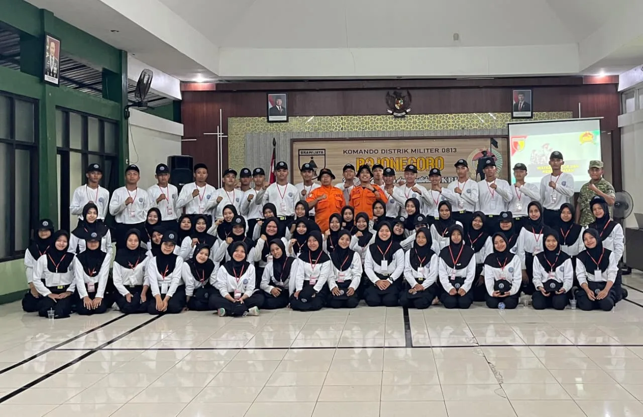 Pelatihan Kebencanaan Korps Kadet Kodim 0813