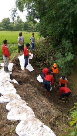 BPBD Melakukan Kerja Bakti Di Kecamatan Dander