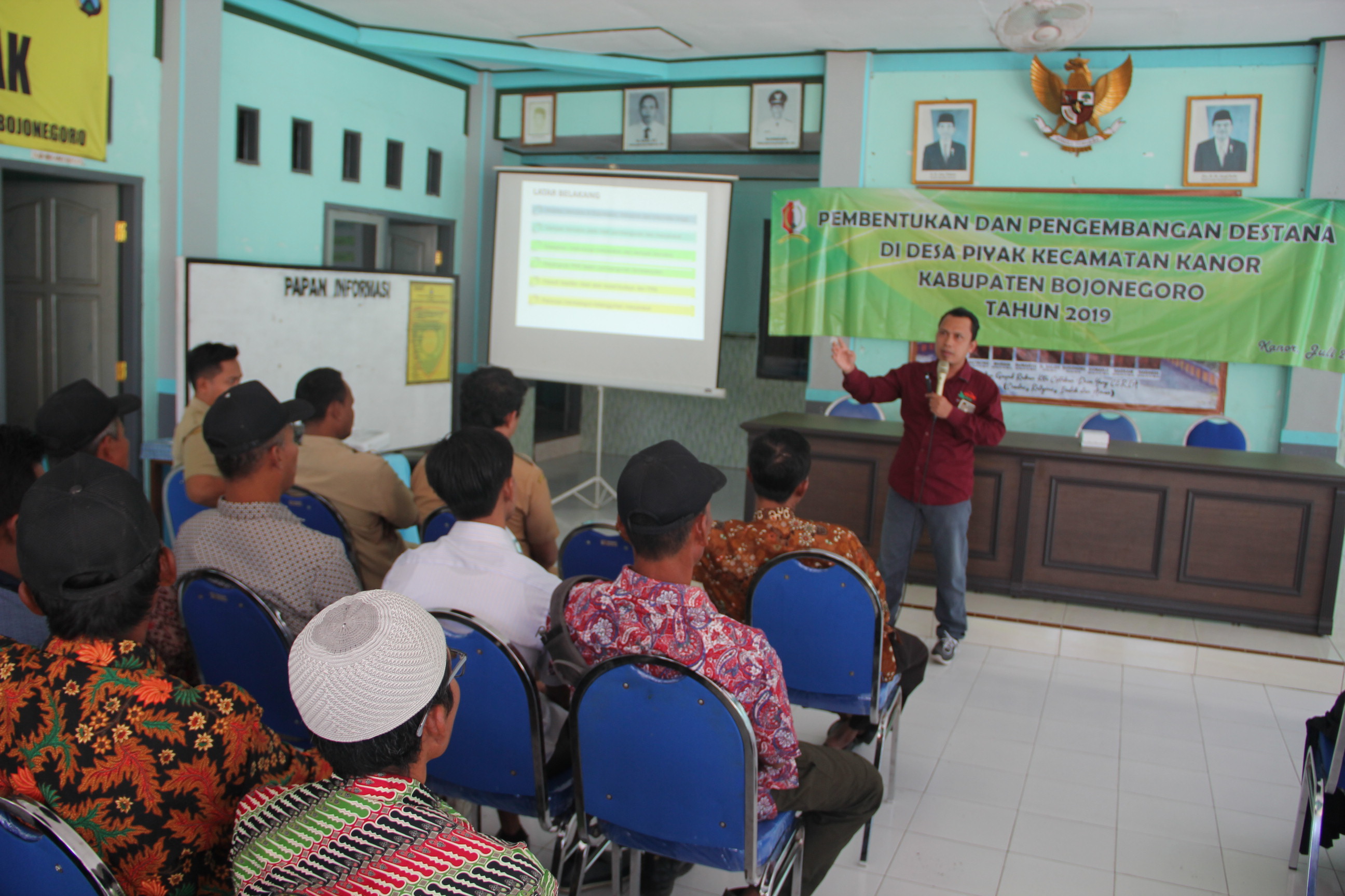 Kegiatan Desa Tangguh Bencana di Desa Piyak Kecamatan Kanor