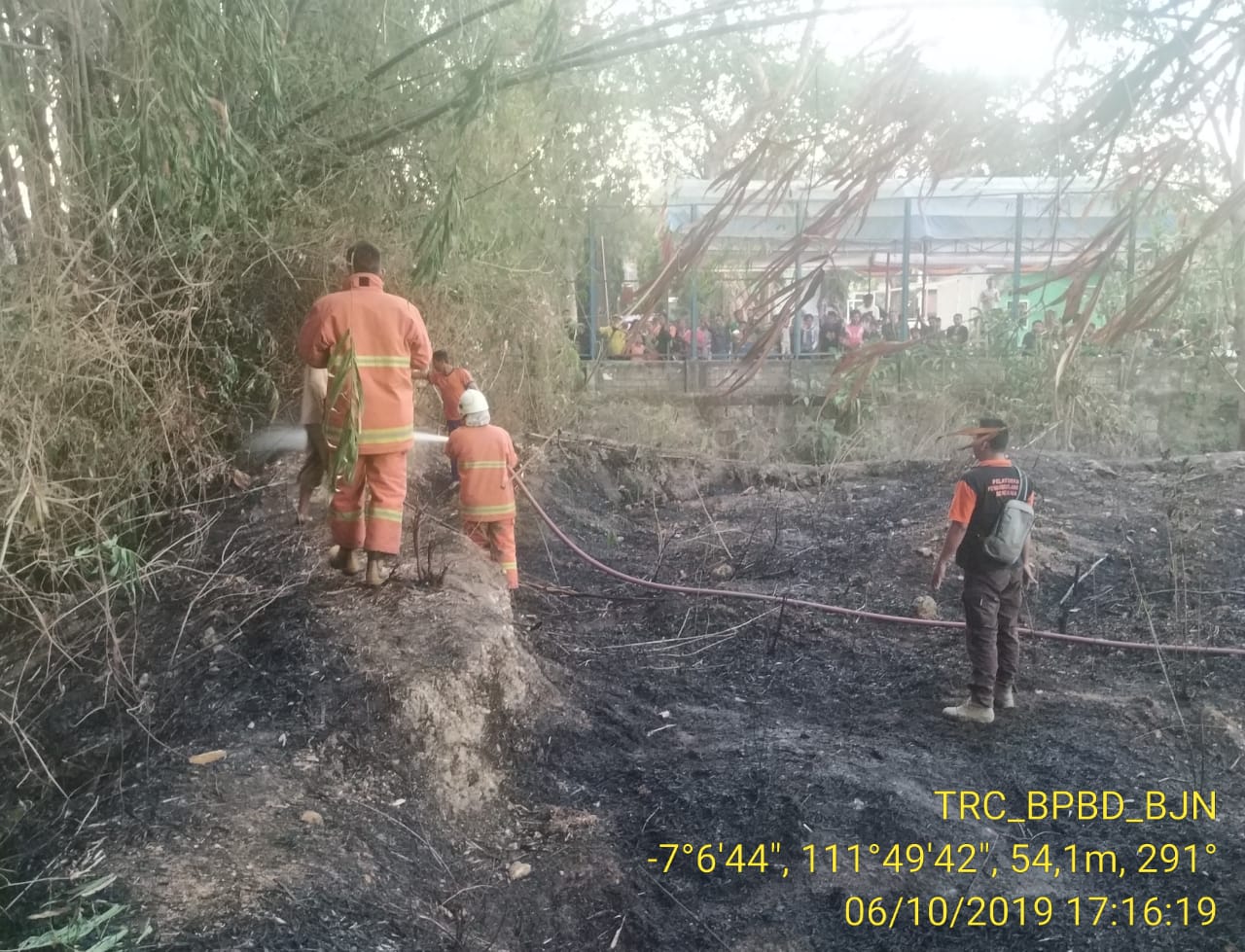 Sehari 2 kejadian Kebakaran Rumpun Bambu di tempat berbeda