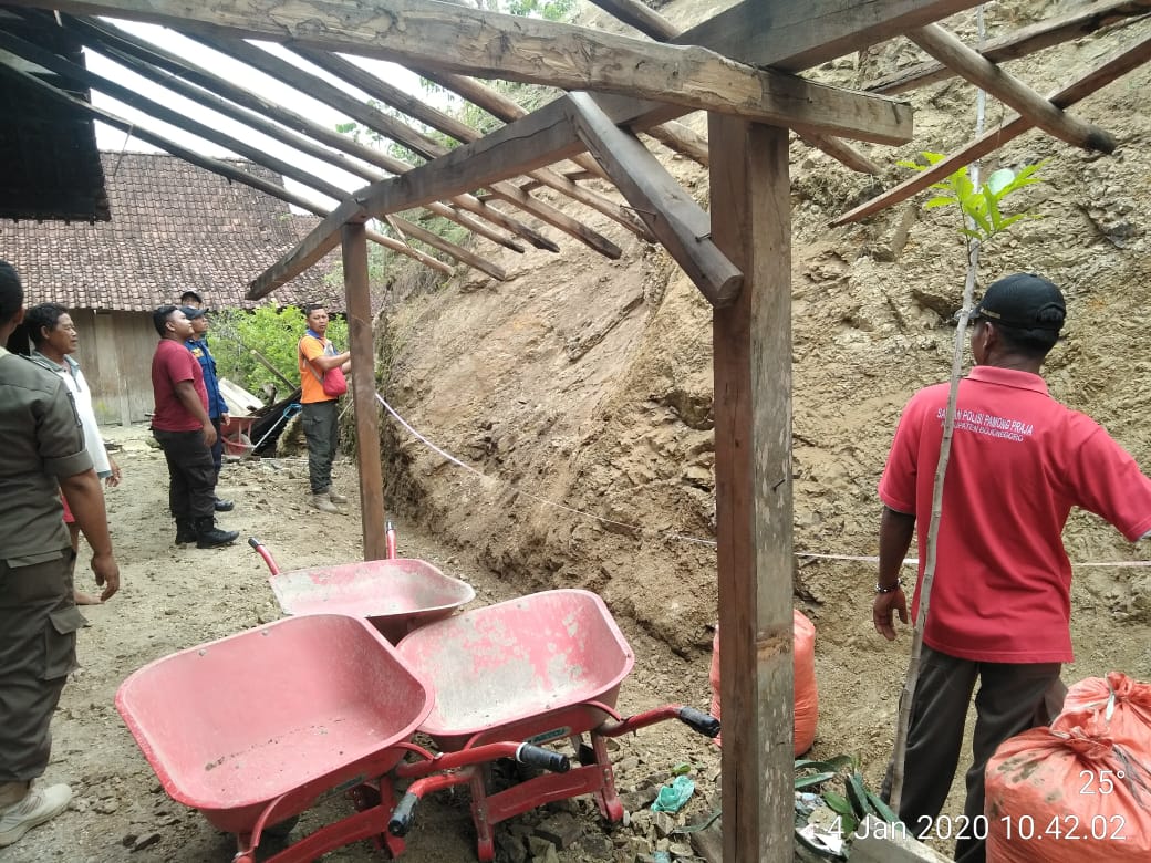 Tanah Longsor Di Kecamatan Sekar