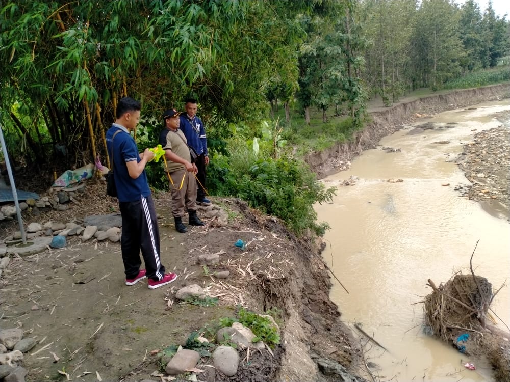 Tanah Longsor Di Desa Setren Kecamatan Ngasem
