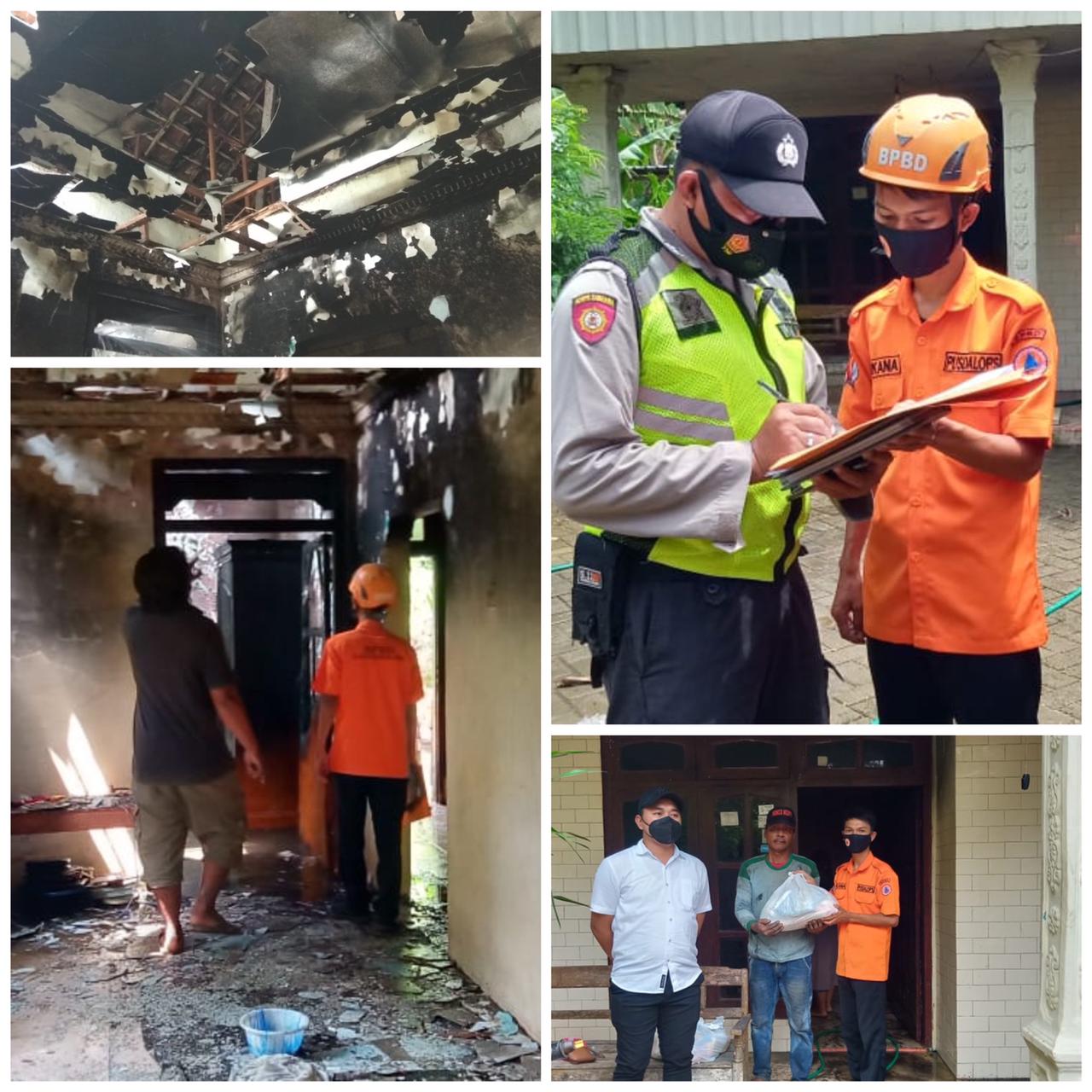 BPBD Bojonegoro lakukan Assesment Kejadian Kebakaran di Dander
