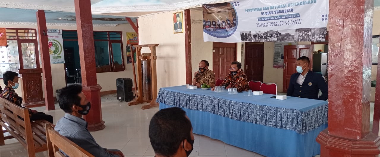 BPBD Kabupaten Bojonegoro Hadiri Pembukaan KKN UNESA di Desa Sumberjo Kecamatan Trucuk