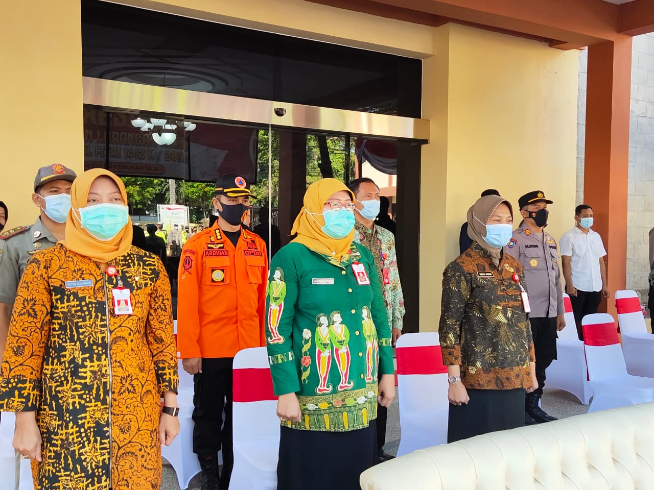 BPBD Kabupaten Bojonegoro Hadiri Apel Kesiapan Pengamanan Larangan Mudik 2021