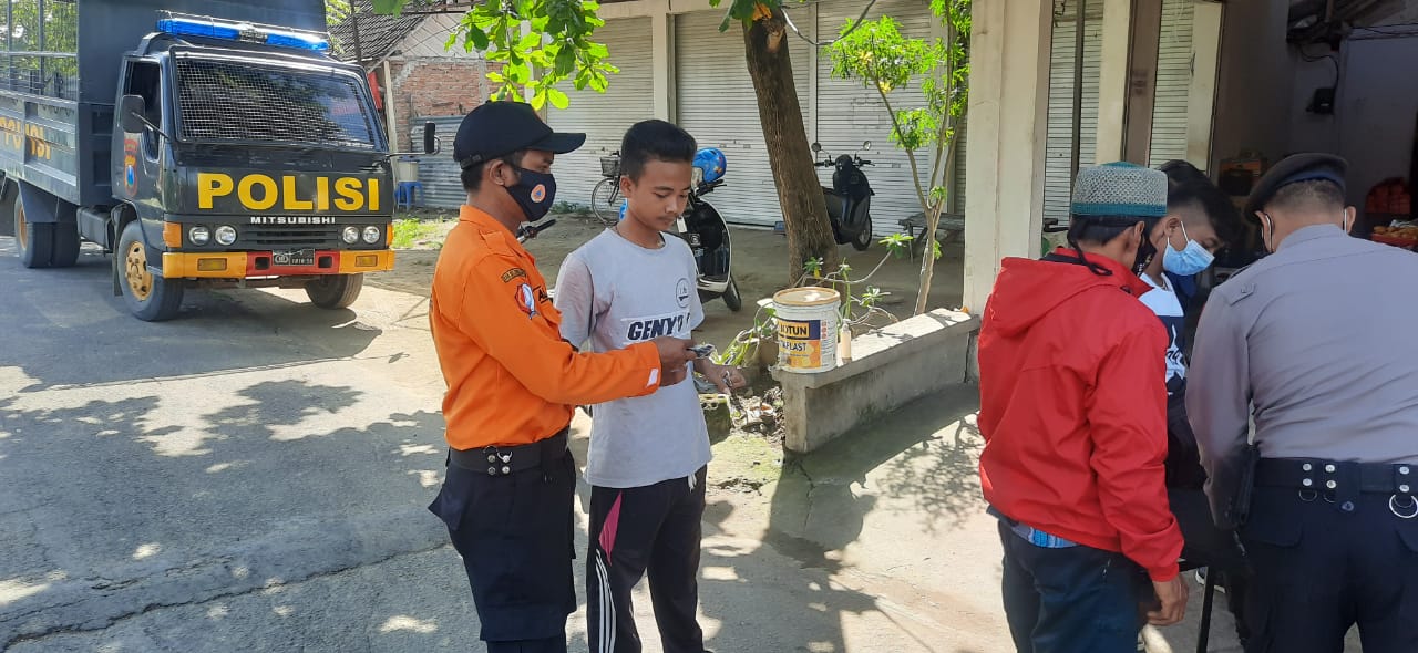 Lakukan Operasi Yustisi di Beberapa titik wilayah Kabupaten Bojonegoro