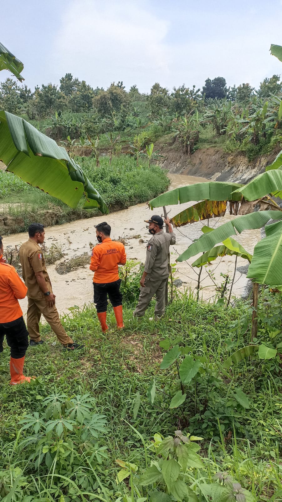 Assesment Kejadian Tanah Longsor pada hari Minggu, 13 Maret 2022