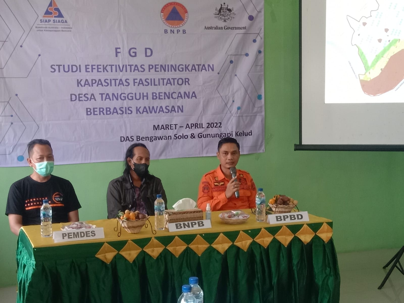 kegiatan FGD Studi Efektivitas Peningkatan Kapasitas Fasilitator Desa Tangguh Bencana