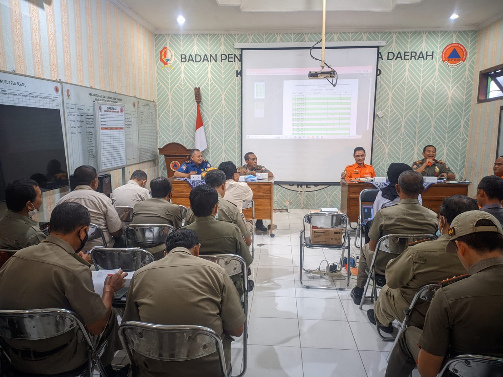 Rapat Koordinasi Tecnichal Meeting Lomba penangganan Bencana Bersama Satpoll PP
