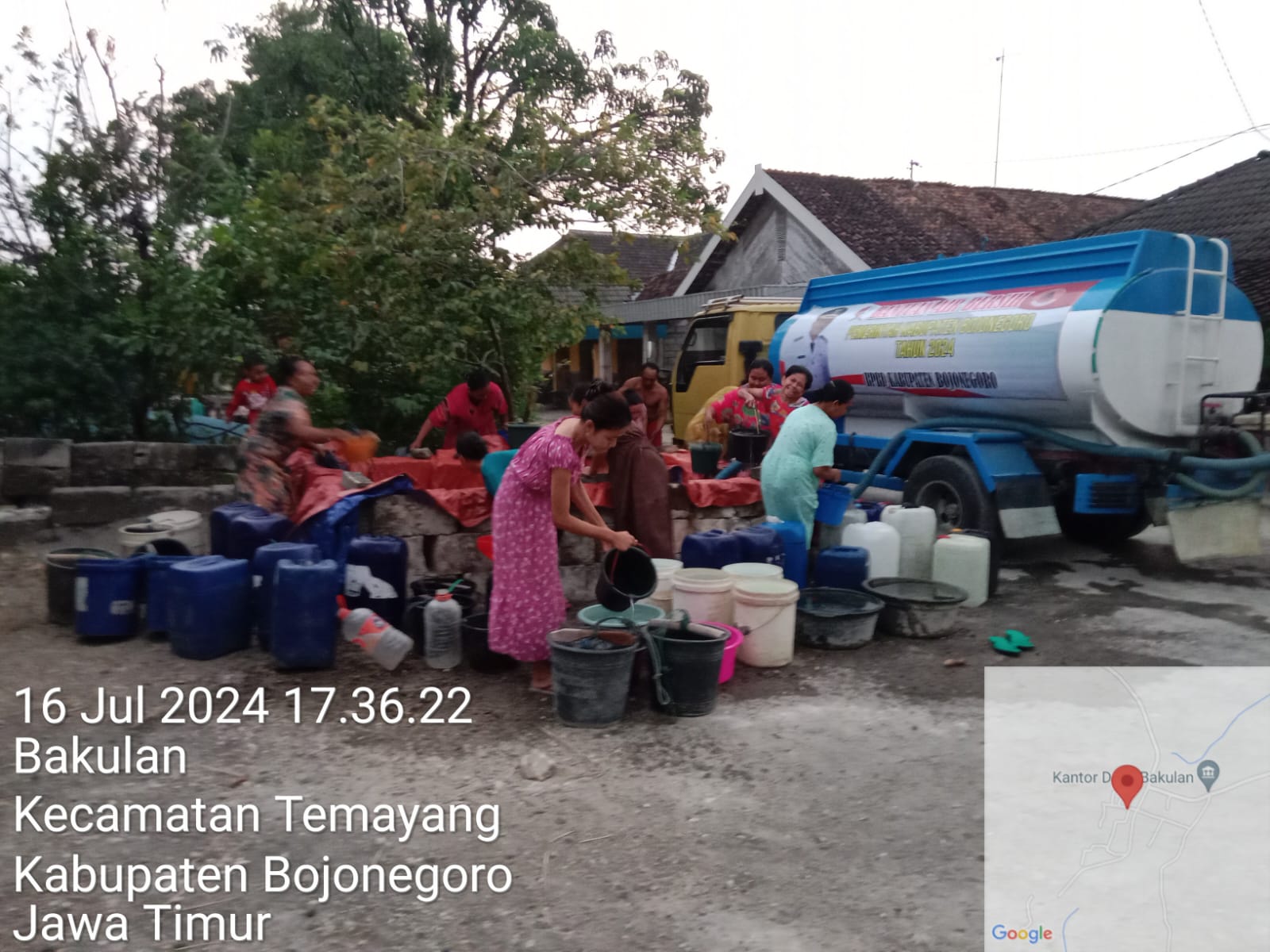 BPBD Mulai Distribusikan Air Bersih