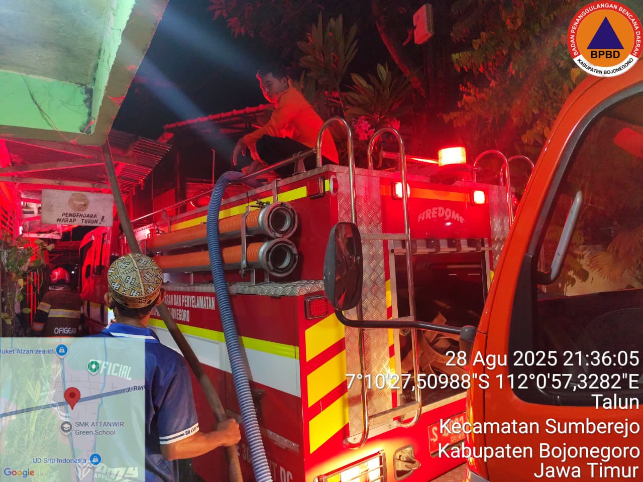 BPBD Bojonegoro laksanakan Water Supply