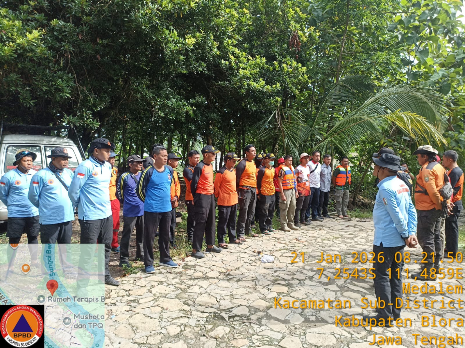 BPBD Bojonegoro Bantu Op SAR Korban Tenggelam