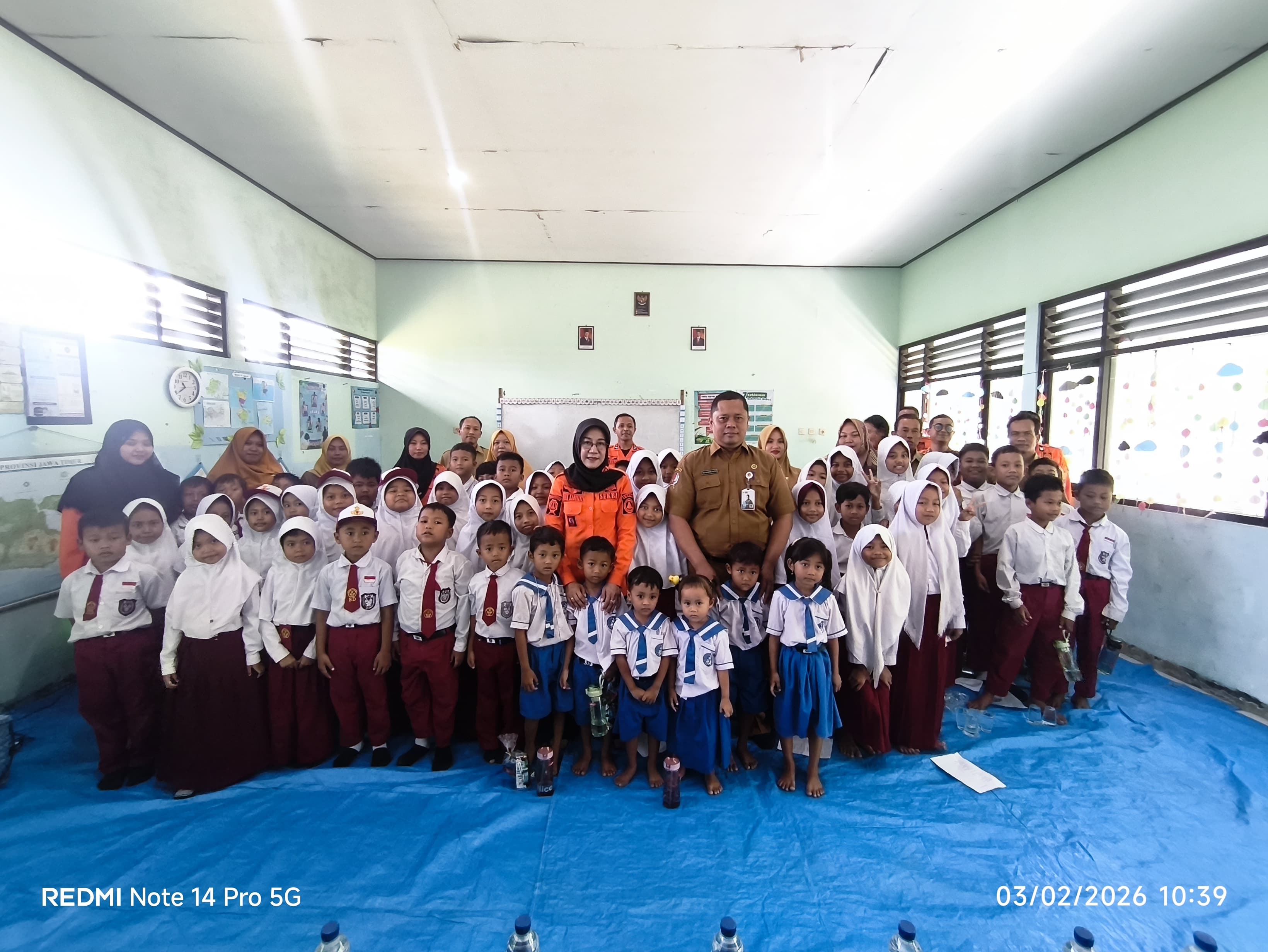 Kini Giliran SDN Napis 4 Kecamatan Tambakrejo Menjadi Lokasi SPAB