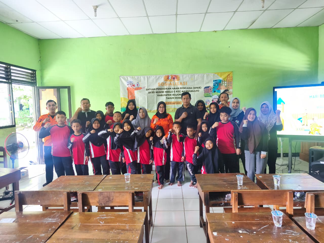 SPAB Kembali digelar, Kali ini di SDN Ngelo 2 Kecamatan Margomulyo