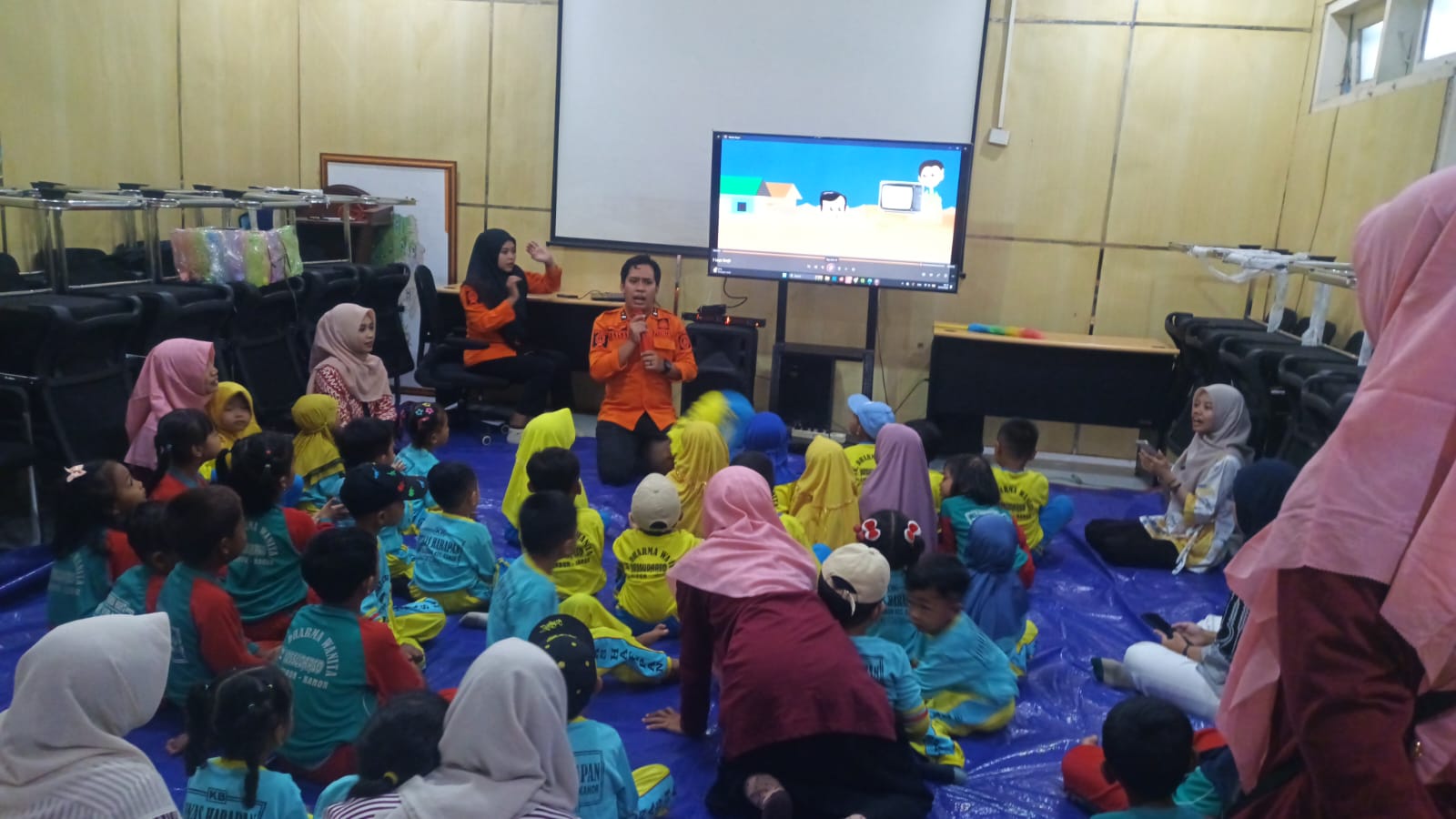 TK Pelembon Kecamatan Kanor Kunjungi BPBD Bojonegoro