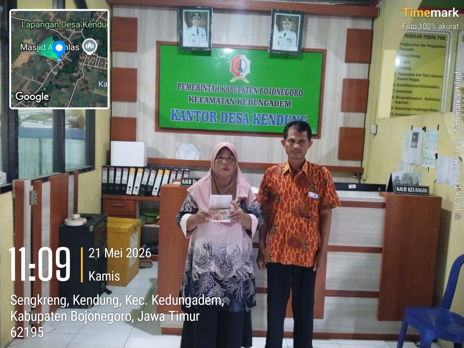 BPBD Terimakan Santunan Warga Terdampak Bencana