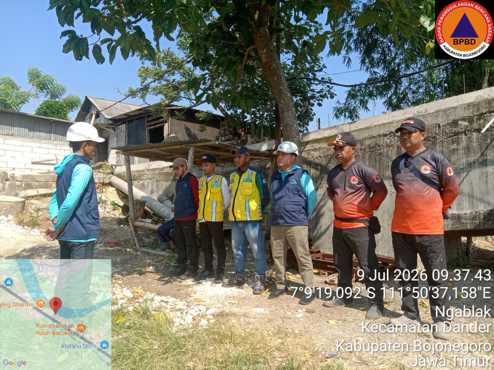 BPBD Bersama PJT Lakukan Susur Sungai