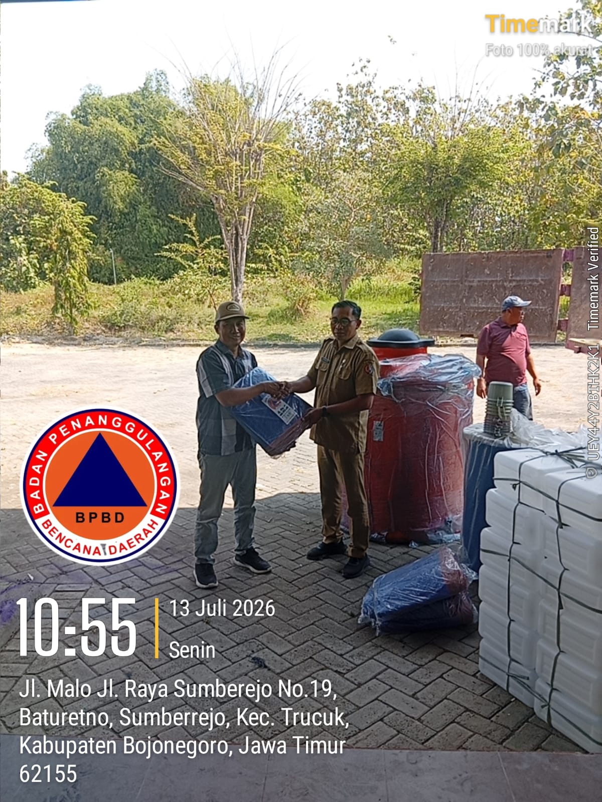 BPBD Salurkan Logistik Untuk Penanganan Kekeringan