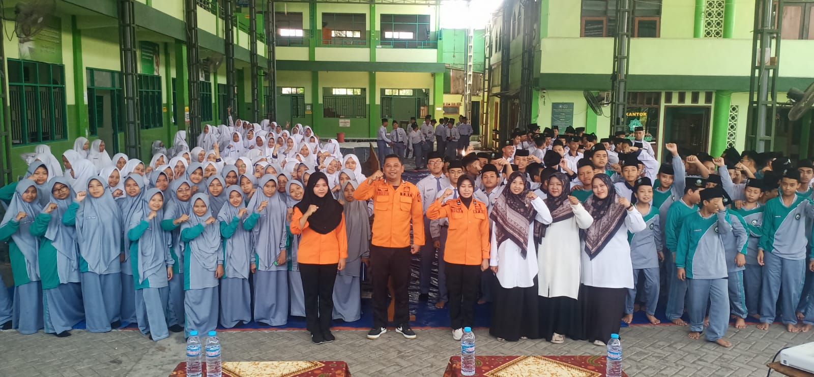 Pelajar MTs Dan MA Ar-Ridwan Kenali Bencana
