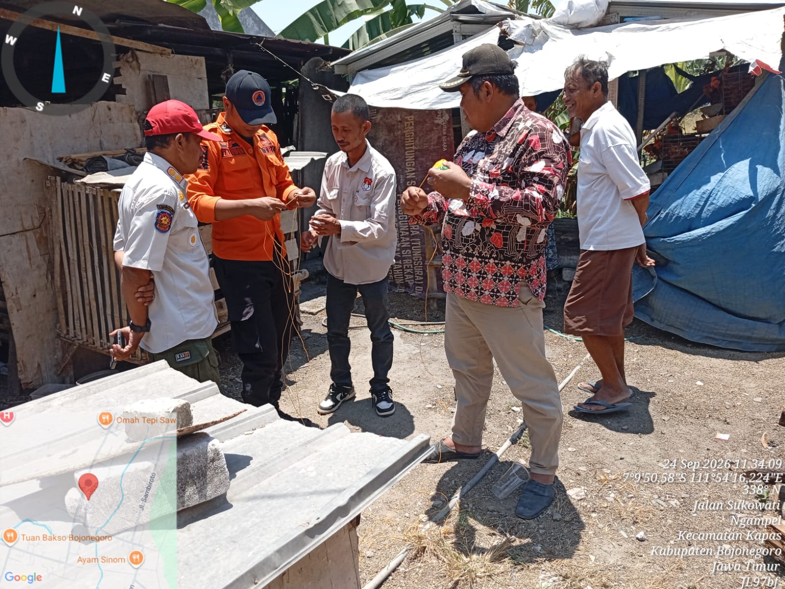 BPBD Assesment Sumur Yang Keluarkan Bunyi "Blukutuk"