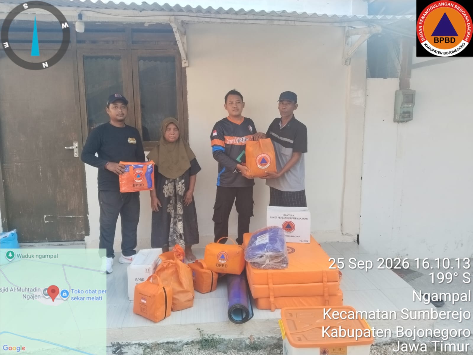 BPBD Serahkan Bantuan Korban Kebakaran