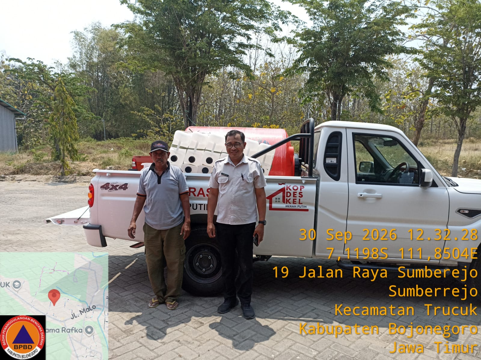 BPBD Serahkan Bantuan Penanganan Kekeringan