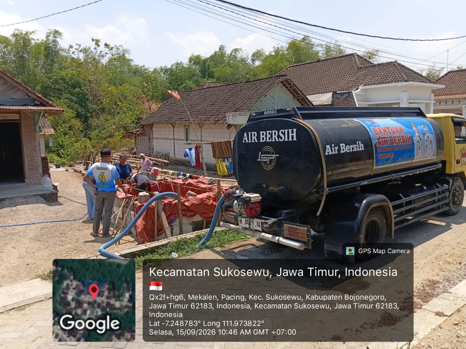 BPBD Telah Salurkan 832 Tangki Air Bersih