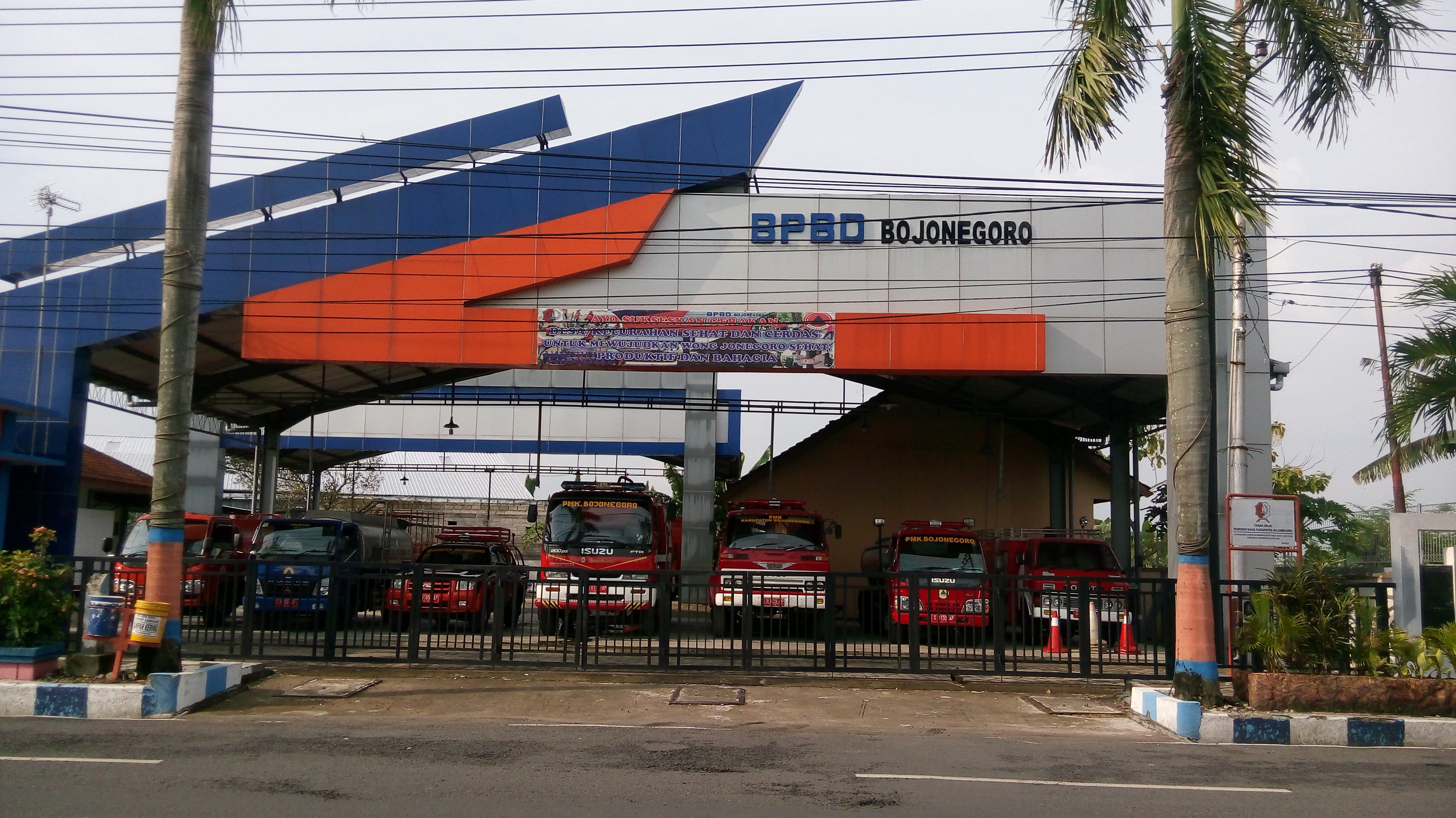 Kantor Pusat dan Pos Bantu BPBD Bojonegoro