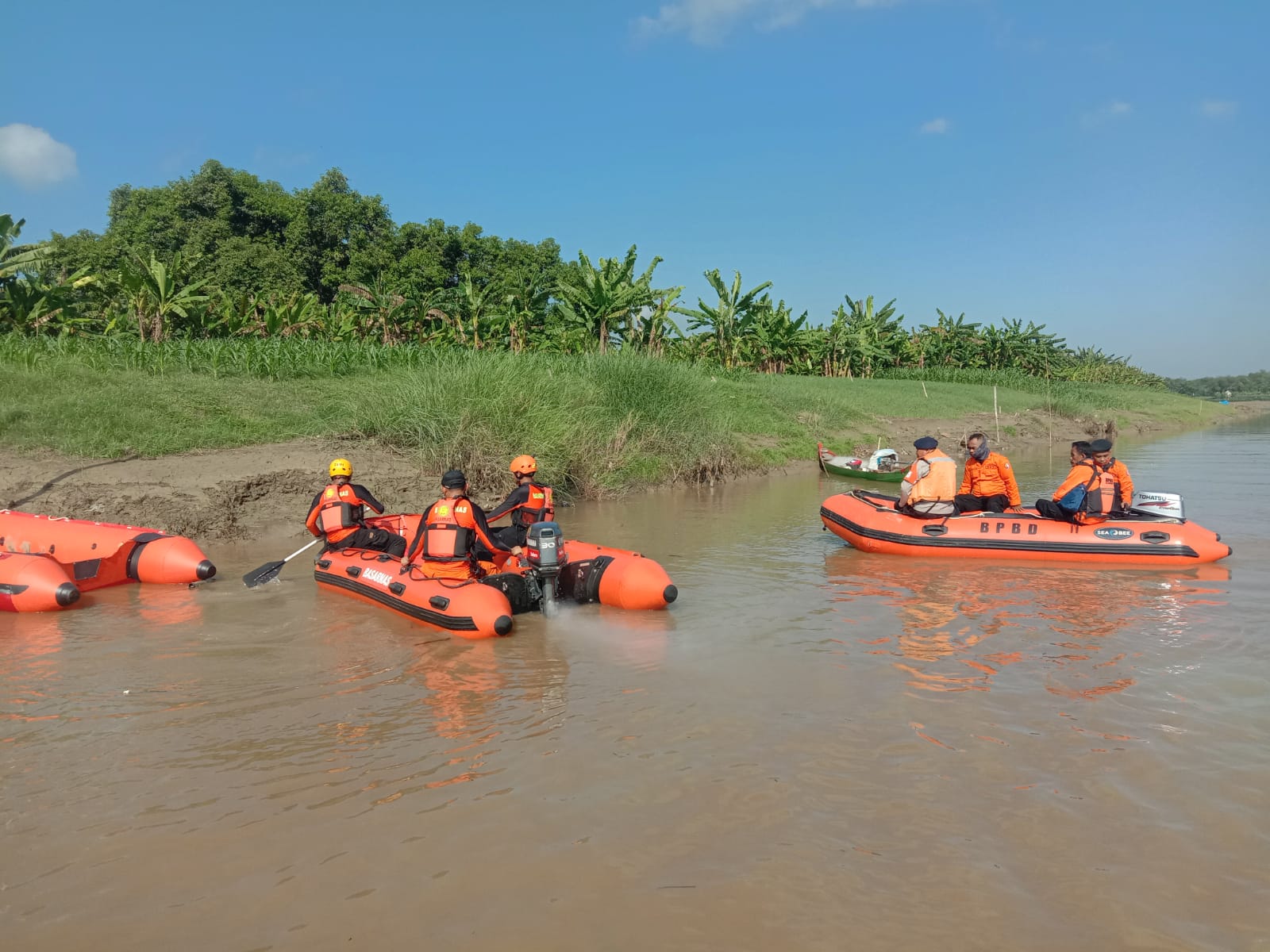 Ops SAR Desa Gedongarum Kecamatan Kanor