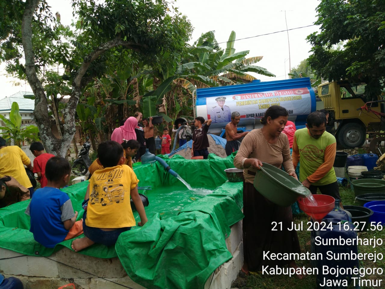 BPBD Hadir Untuk Bantu Warga Terdampak Kekeringan