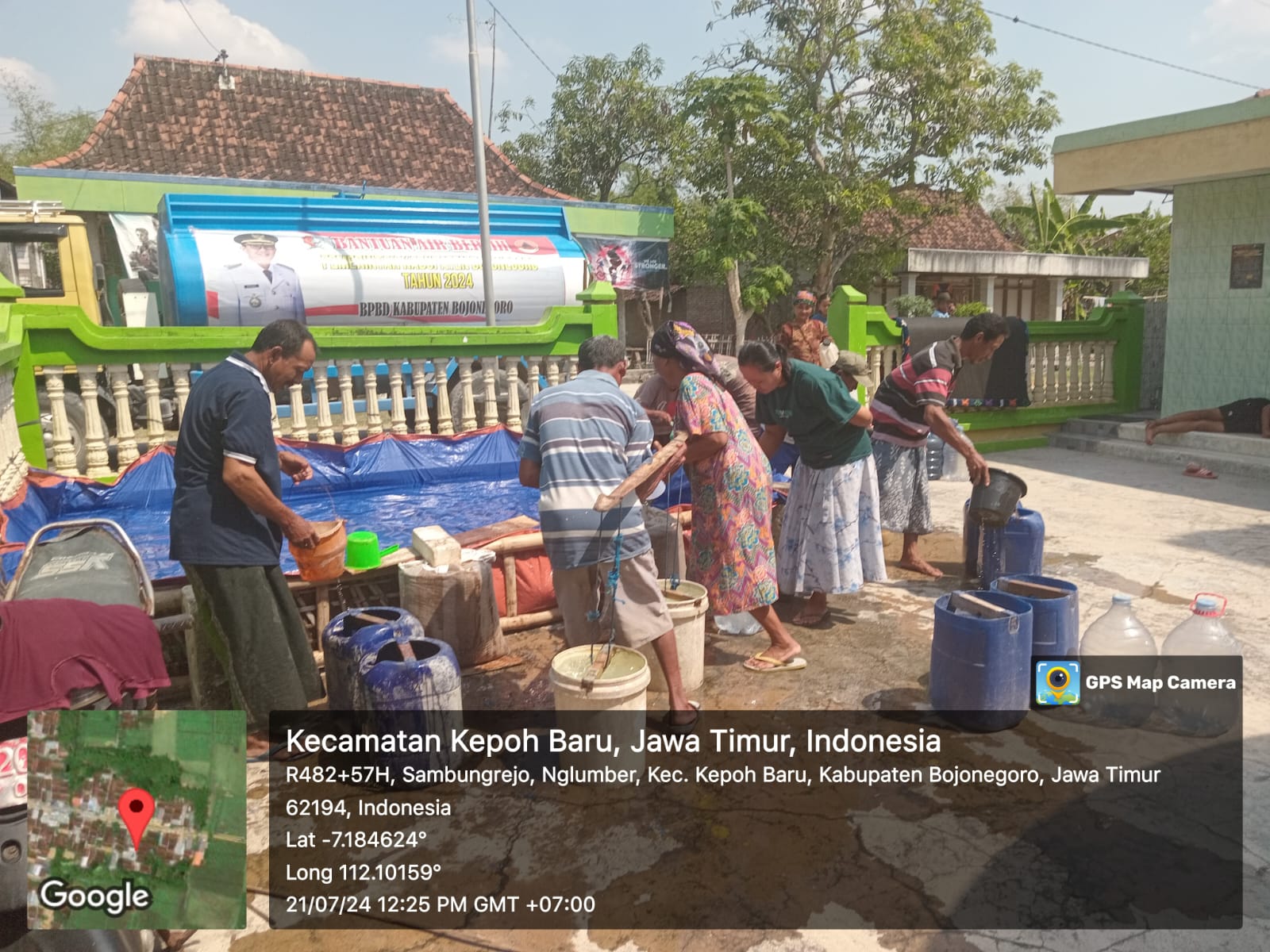 BPBD Hadir Untuk Bantu Warga Terdampak Kekeringan