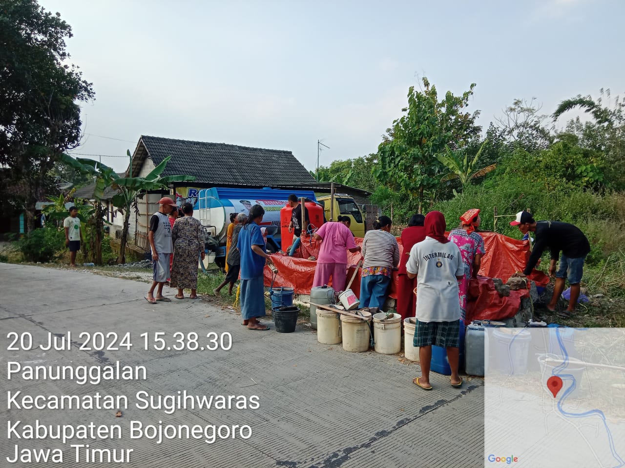 BPBD Hadir Untuk Bantu Warga Terdampak Kekeringan