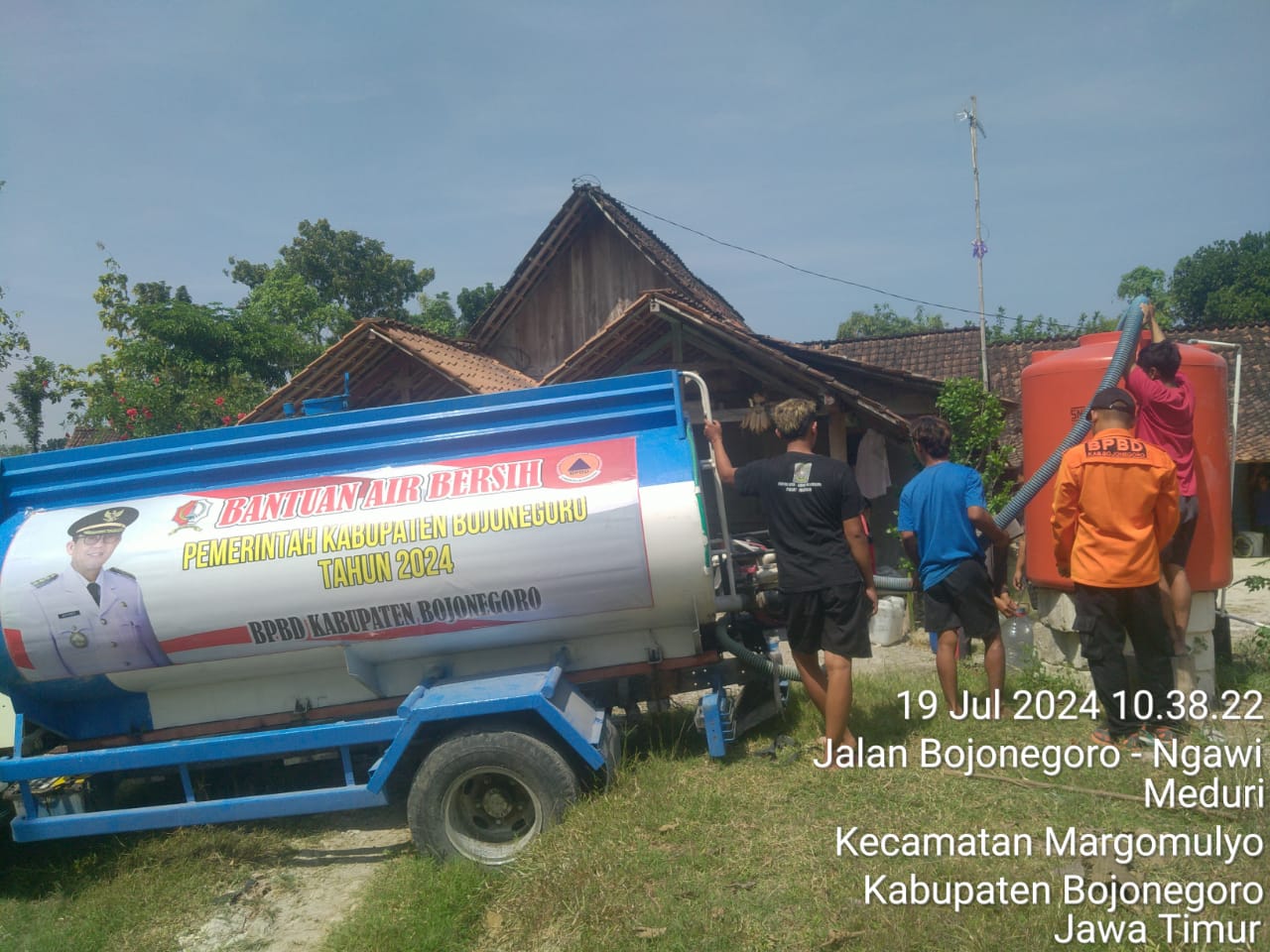 BPBD Hadir Untuk Bantu Warga Terdampak Kekeringan