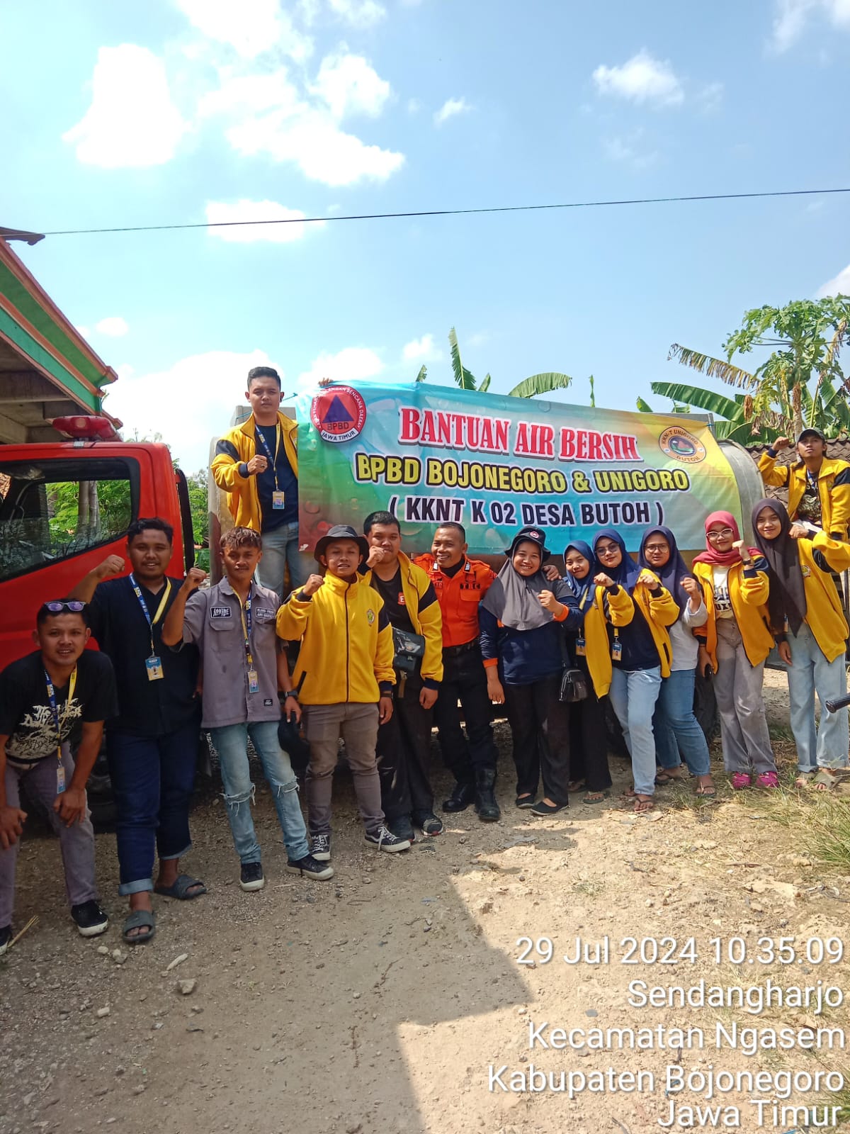 Kolaborasi BPBD dan Mahasiswa UNIGORO
