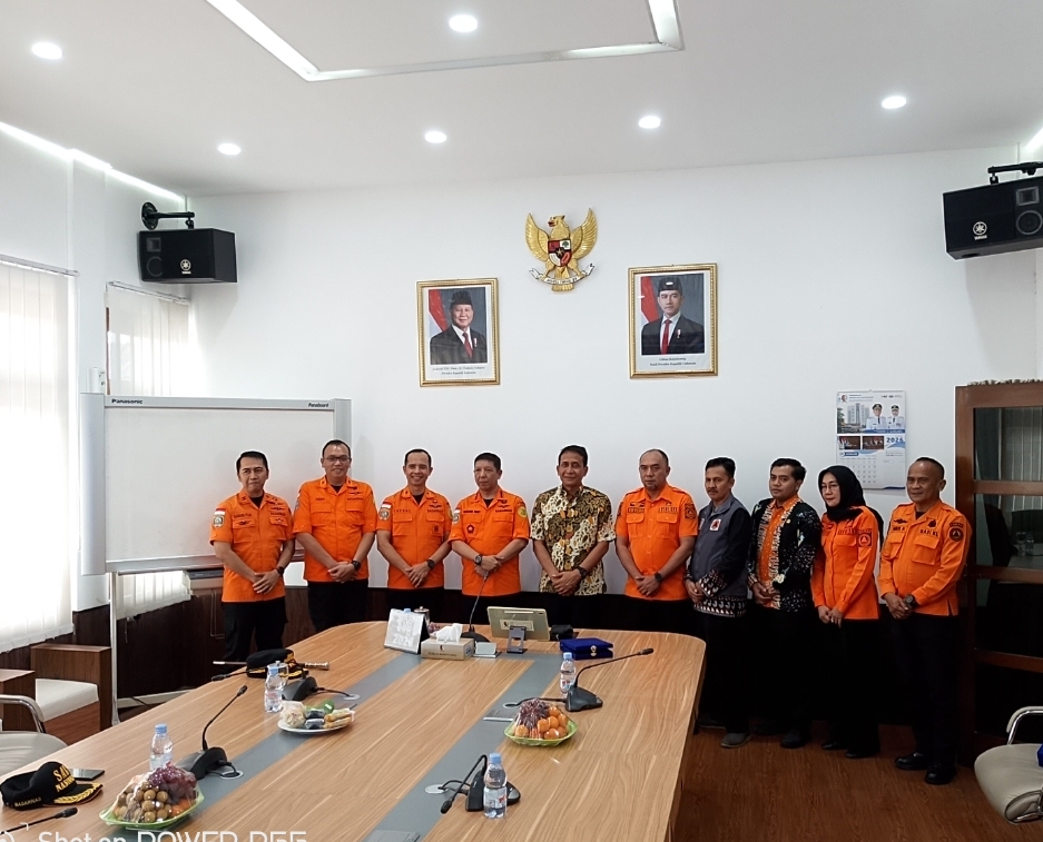 Audiensi BPBD, BASARNAS dan Bapak Bupati Bojonegor