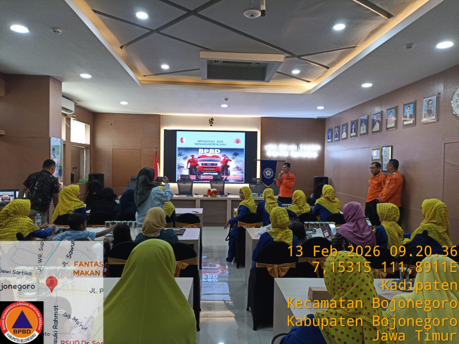 Sosialisasi BPBD Bersama PN Bojonegoro