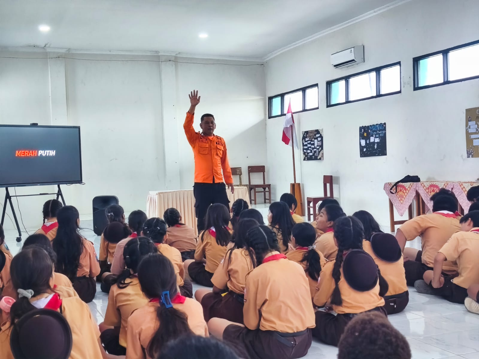 Sosialisasi BPBD di SD Katolik Santo Paulus