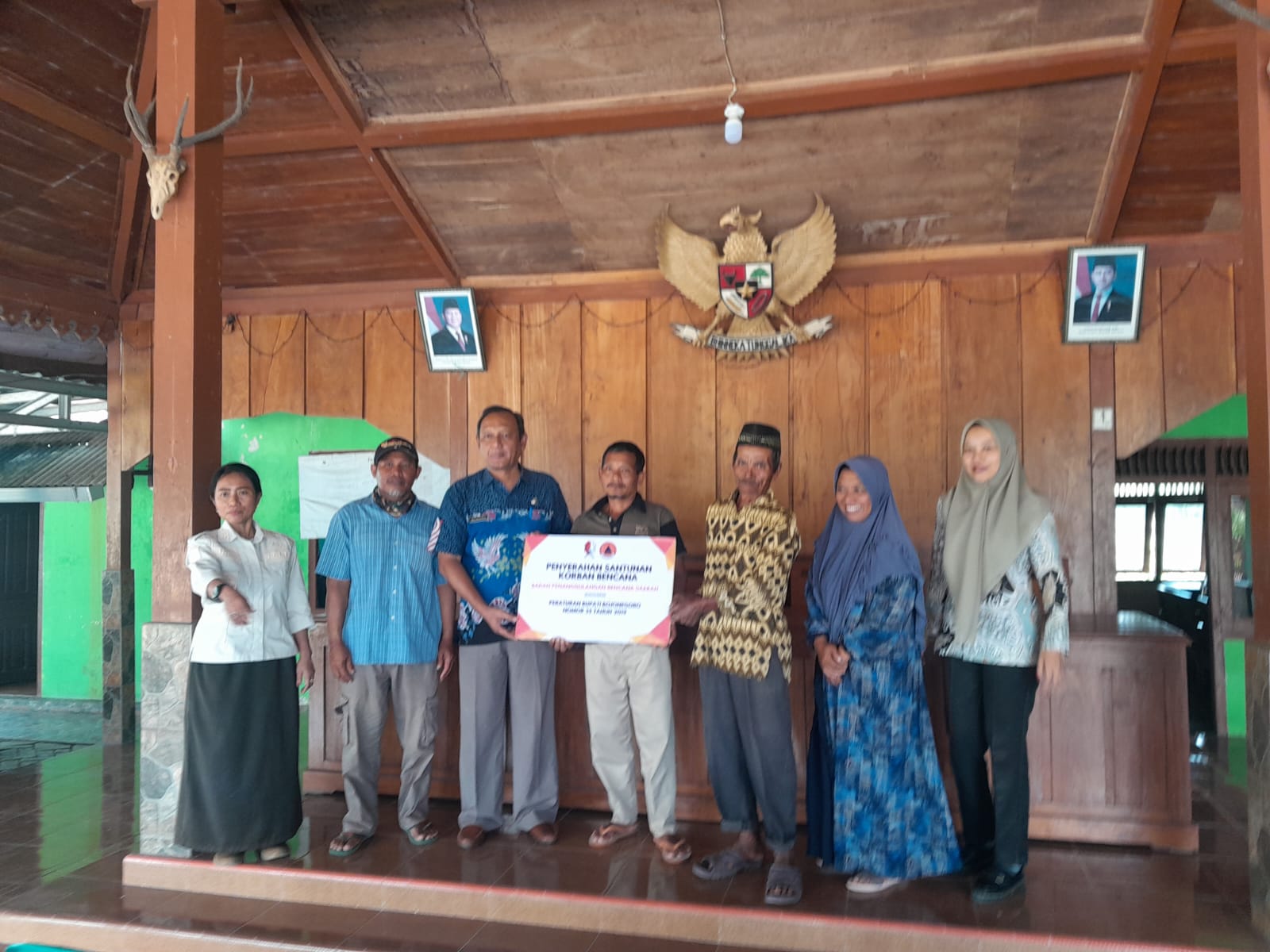 BPBD Serahkan Santunan, Warga Terdampak Bencana