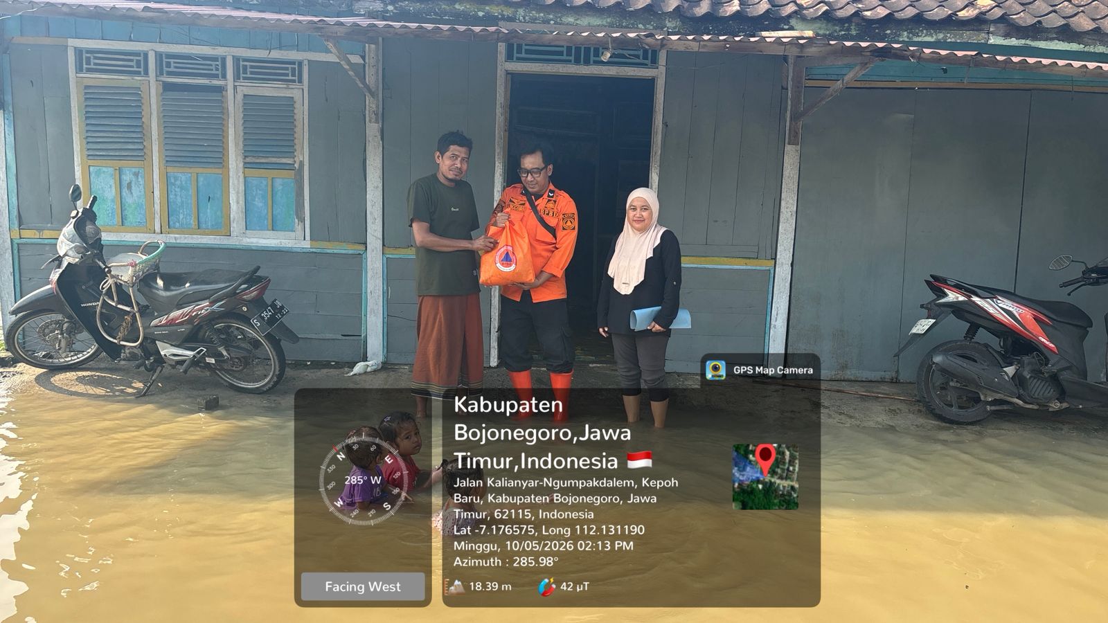 BPBD Serahkan Bantuan Warga Terdampak Banjir