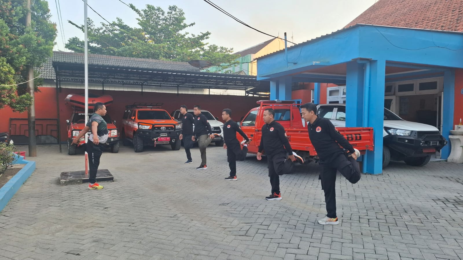 Kesamaptaan Dan Senam Personil BPBD