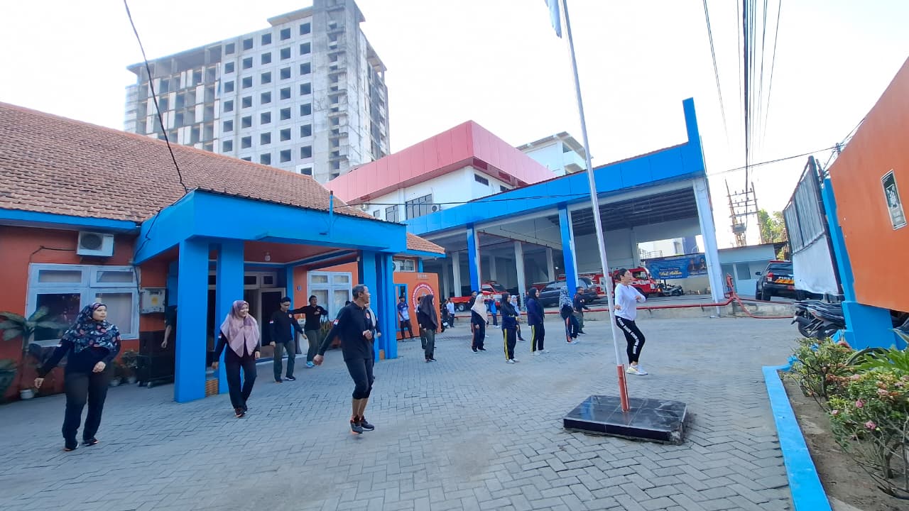 Kesamaptaan Dan Senam Personil BPBD