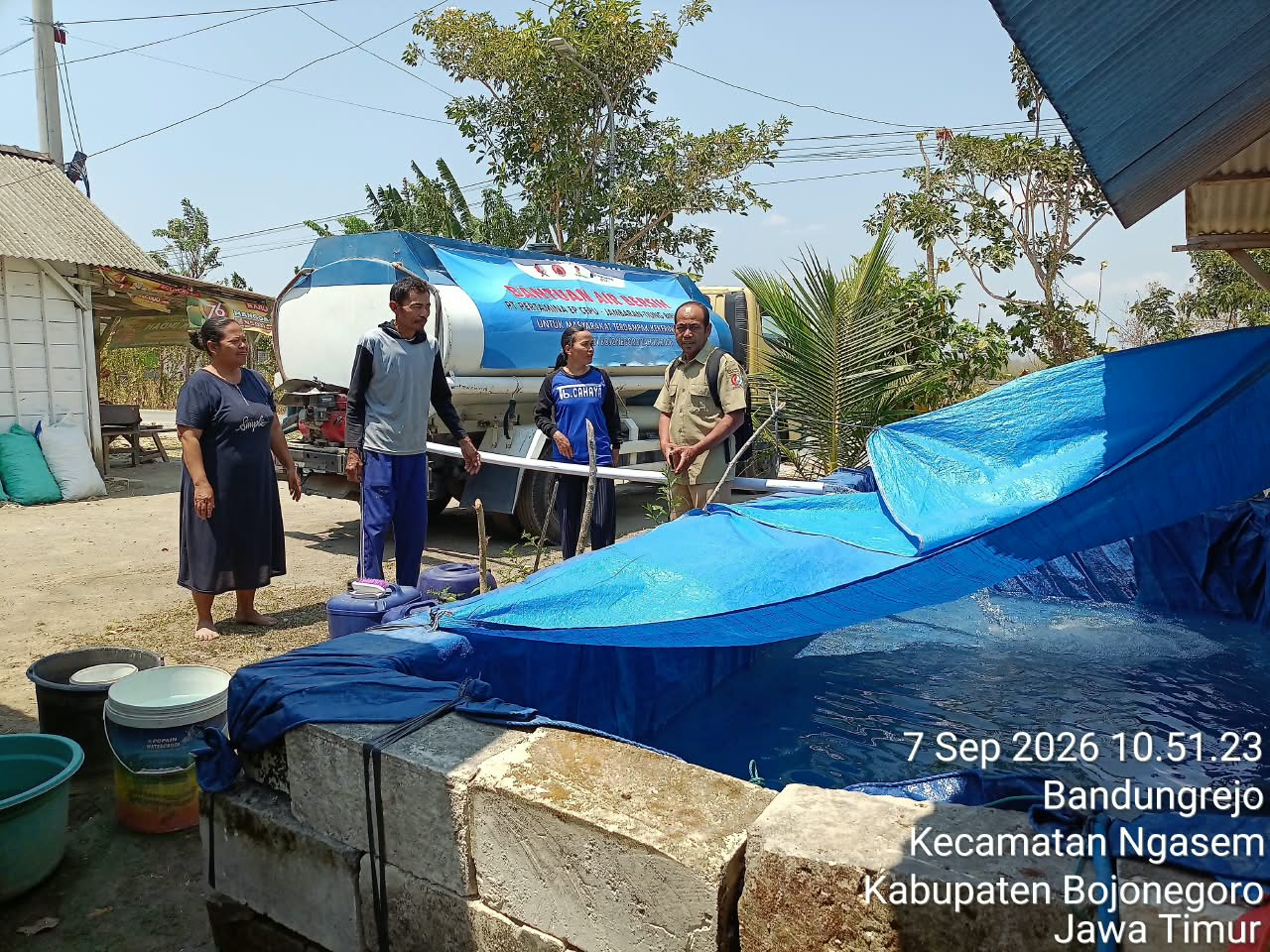 PEPC Berikan Bantuan Air Bersih