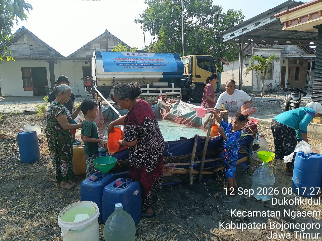 PEPC Berikan Bantuan Air Bersih