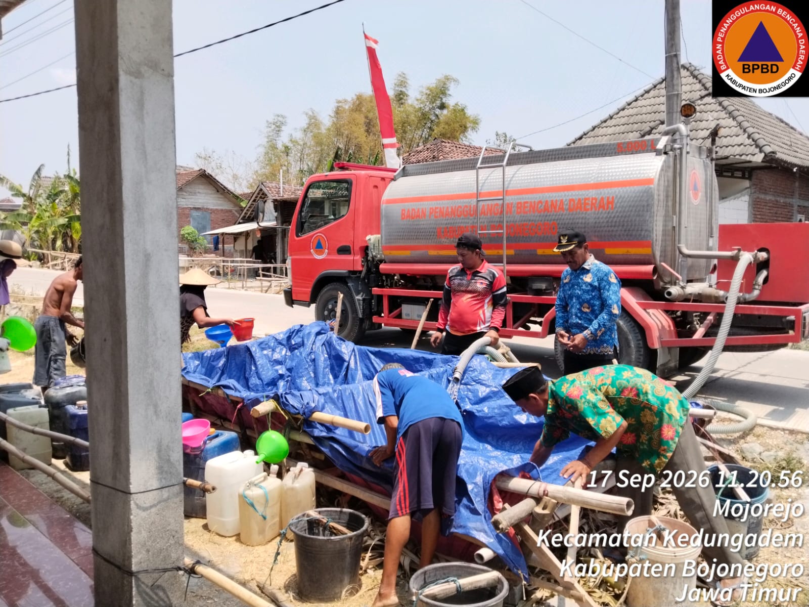 Bantuan Air Bersih Untuk Ds Mojorejo Kedungadem